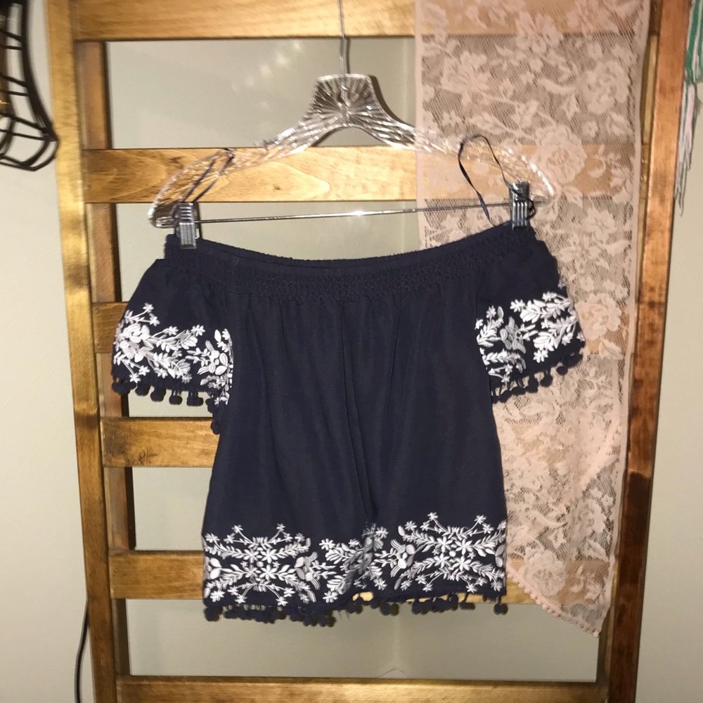 Francesca’s off the shoulder top